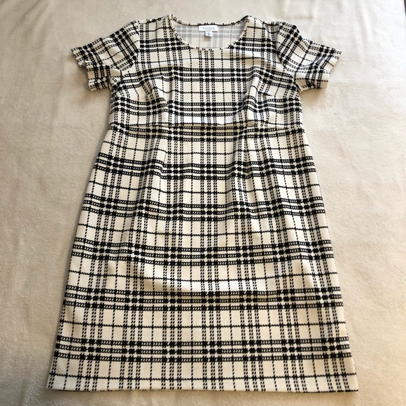 Motherhood maternity black & cream plaid dress 2X - Picture 9 of 9